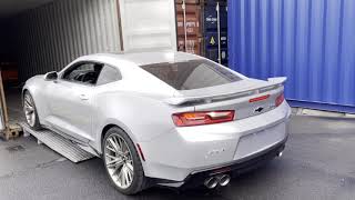 Container Unloading Camaro Zl1 Mustang Cabrio