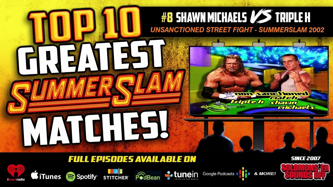 Top 10 Greatest Summerslam Matches (8 Shawn Michaels Returns To The