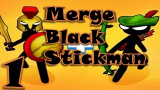 Merge Black Stickman - Gameplay Walkthrough Part 1 Tutorial Levels 1-10 Stickman Army (Android,iOS) screenshot 5
