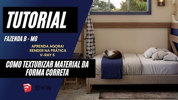 Como aplicar materiais e texturas corretamente  no SketchUp