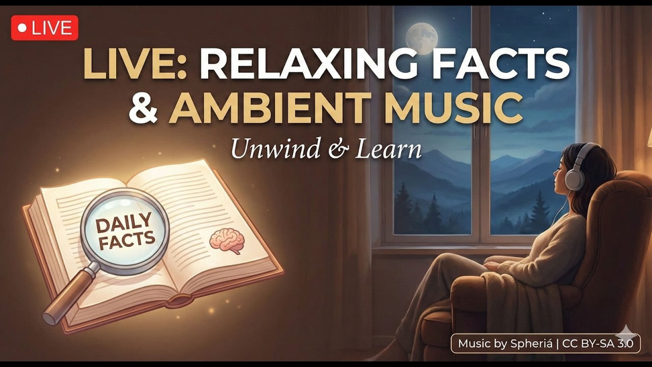 Chill Learning Chill & Learn: Relaxing Music & Interesting Facts 🔴 LIVE - YouTube
