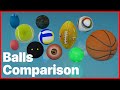 BALLS Size Comparison 3D (HD) • 2020