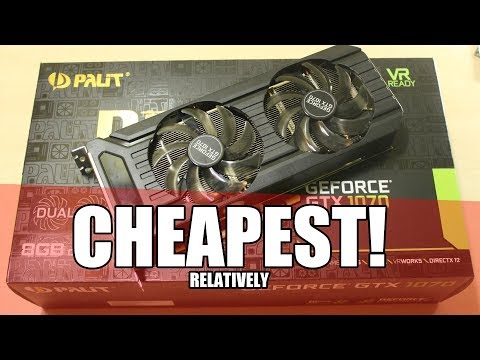 Best Cheap GTX 1070? - Palit GTX 1070 Dual Fan Unboxing and
