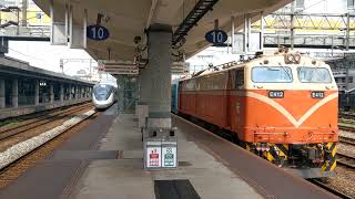 已停駛的642次復興號 宜蘭站待避8770次EMU3000型試運轉通過