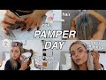 PAMPER DAY | HOW I STYLE MY FRINGE! NAILS | HAIR | GO-TO MAKEUP FOR INSTAGRAM | Conagh Kathleen