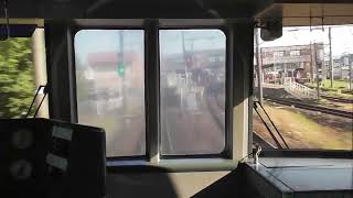 駅手前の短い橋の前からMH！　大江通過ミュージックホーンフル　2230系2232F