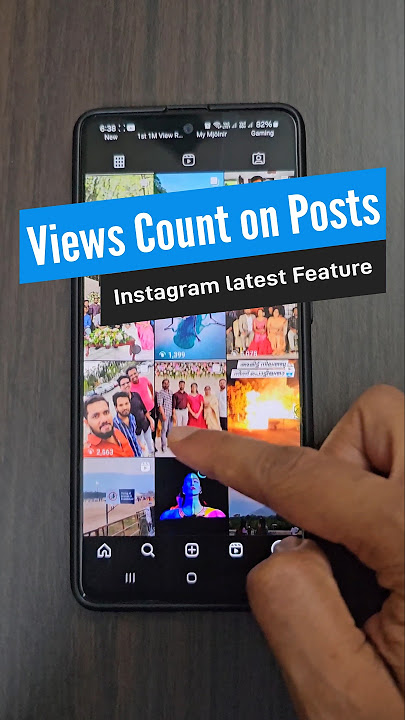 Instagram Post shows view count on Profile | Latest Instagram Feature