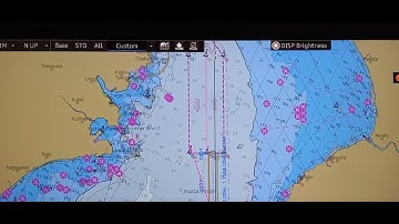 Create a route plan by table (JRC ECDIS)