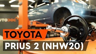 Så byter du ett fjäderben fram på TOYOTA PRIUS 2 (NHW20) [AUTODOC-LEKTION]