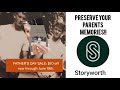 Preserve your Elderly Parents Memories with Storyworth!! The BEST GIFT! | Stung by Samantha