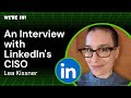 WE'RE IN! Podcast - Bringing Humanity to Cybersecurity with LinkedIn CISO Lea Kissner