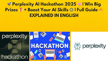 🚀 Perplexity AI Hackathon 2025 💡 | Win Swags 🎁 + AI Project Ideas 🧠 | Registration Guide 🔗