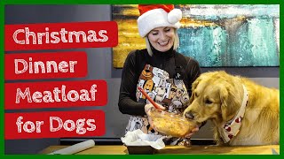 Christmas dinner meatloaf for dogs