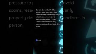 Charlotte County Sheriff's Office warning of increase in rental/housing scams