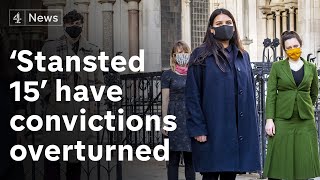 Stansted 15 Protesters Convictions Overturned By Court Of Appeal