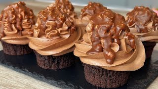 Make your own homemade Snickers cupcake! The best selling dessert in the world!