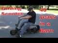 Fold up 49cc suitcase scooter. Will it RUN/RIDE after 40 years Part 2 of 2