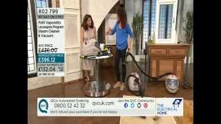 Polti Vaporetto Lecoaspira Steam Cleaner & Vacuum Demonstration QVC UK