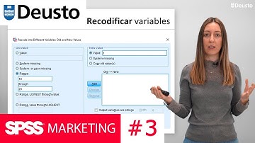 ¿Cómo RECODIFICAR variables en SPSS?: DICOTÓMICA, RANGO, INVERTIR VARIABLE