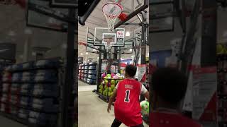 Playing basketball in dicks sporting goods almost got caught 😂😅🙅🏽‍♂️