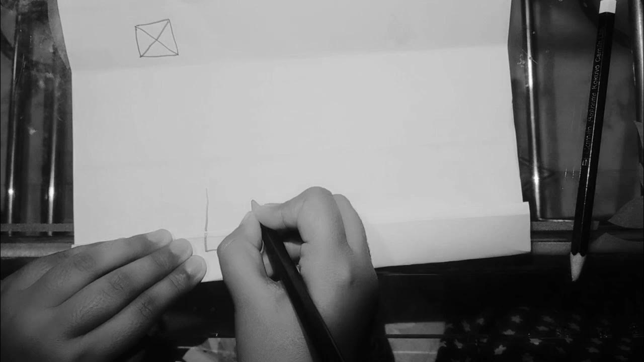 Draw An X In A Box Without Lifting Pencil Easy Way to draw X in box without lifting pen / How to draw X in box