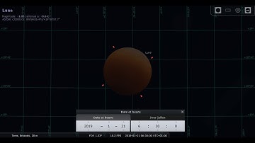 Eclipse de Lune du 21 janvier 2019
