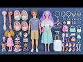 8:48 Minutes Satisfying with Unboxing Barbie Princess Pink Kitchen,Rock Bed Play Set Review Toy｜ASMR