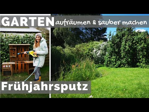 Video: Garten im Frühjahr richtig putzen – Wann sollte ich meinen Garten aufräumen?