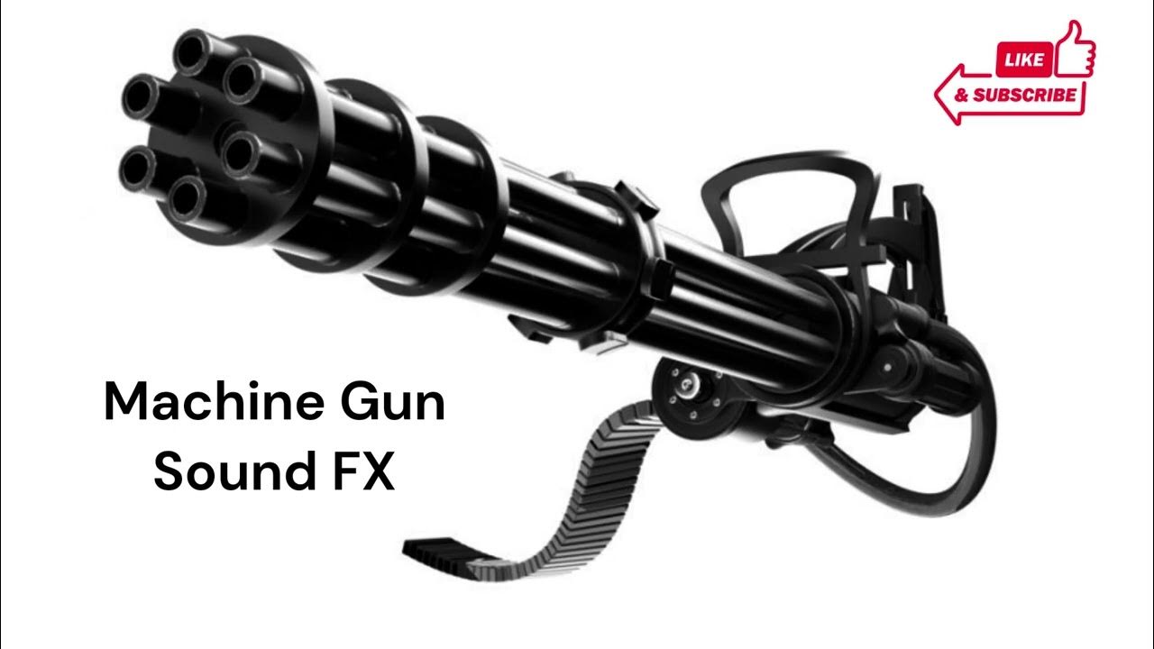 Realistic Machine Gun Sound Effects for Video Project YouTube