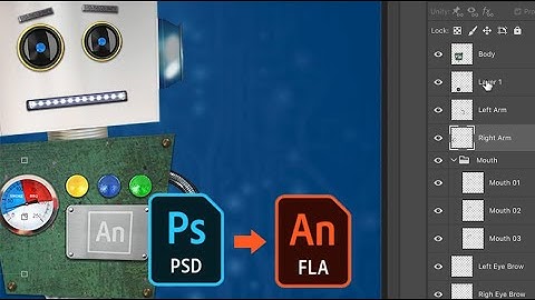 Adobe Animate: How to import Photoshop file into Adobe Animate