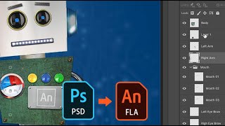 Adobe Animate How To Import Photoshop File Into Adobe Animate