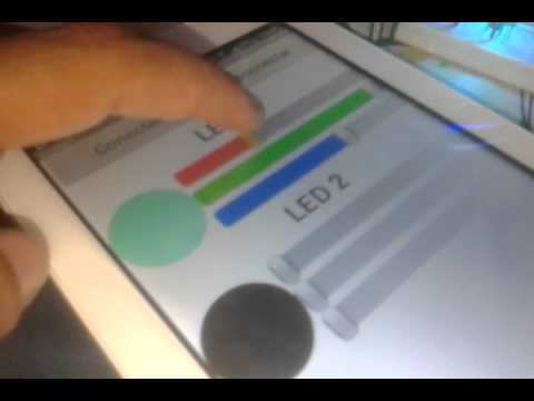 Led RGB - Bluetooth App Inventor 2 (Demonstração) - YouTube