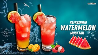 Watermelon Mocktail Drink Recipe | How to make Watermelon Mocktail at home | Easy Recipes