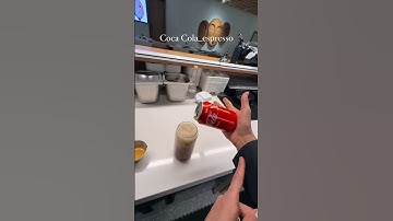 Coca cola espresso #asmr #coffee #barista #espressoyourself #espresso #coffeelatteart #latteart