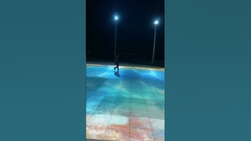 Outdoor interactive projection system with 4 Panasonic projectors and 90 high-definition effects