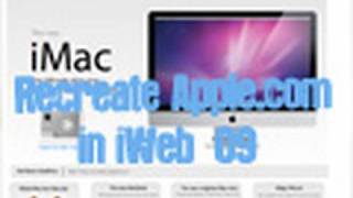 How To Recreate Apple.com In iWeb '09