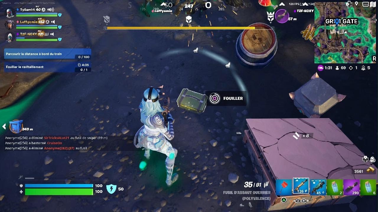 Fortnite on essaye de faire top 1 - YouTube