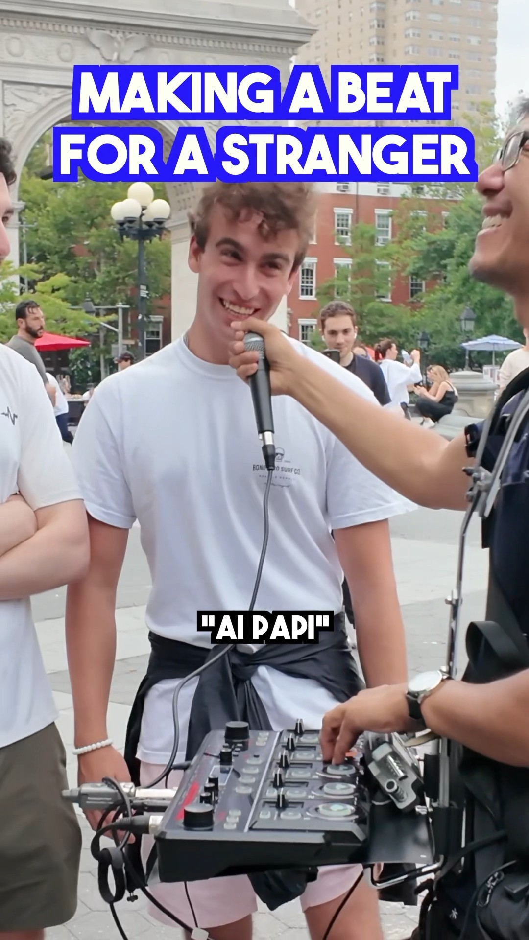 Recorded a stranger’s voice and made a banger ? #beatbox #musicproduction #loopstation