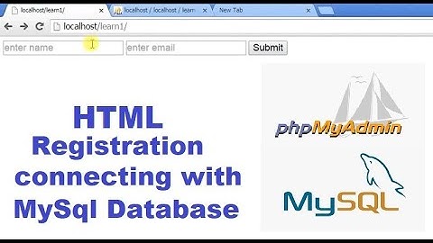 Connecting HTML Form to MySQL Database with PHP | Step-by-Step Tutorial