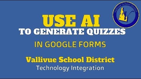 Conker.ai to Generate a Quiz in Google Forms