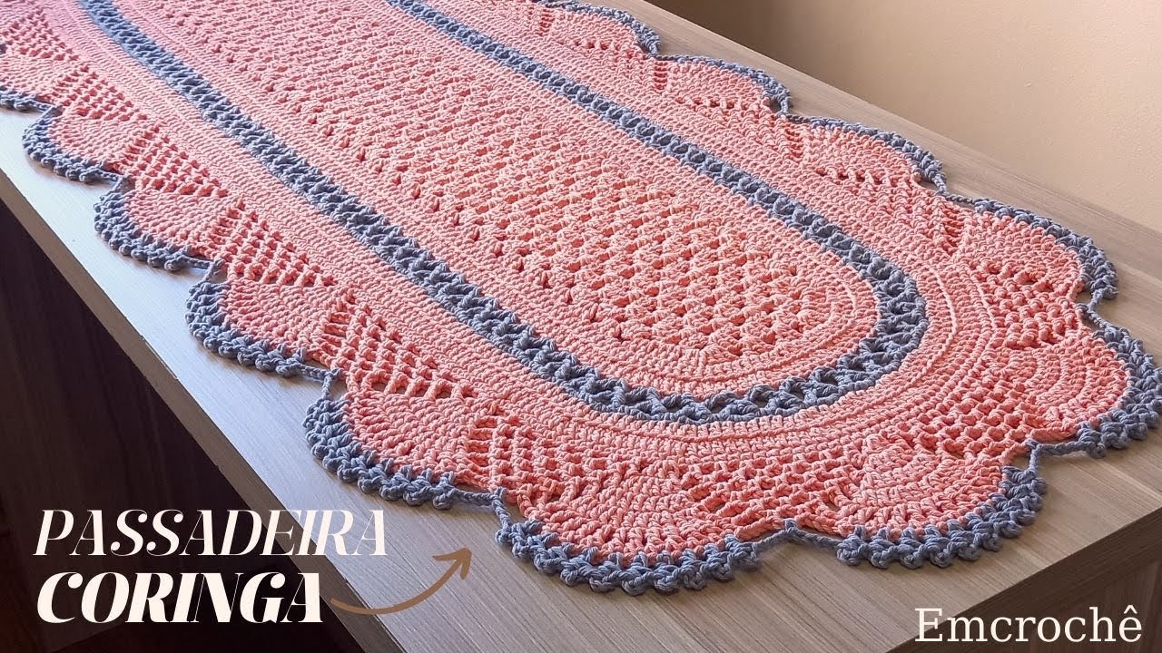 Passadeira Coringa em crochê linda econômica e fácil de fazer
