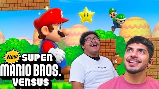 Funny Competitive Mario vs Luigi - New Super Mario Bros DS