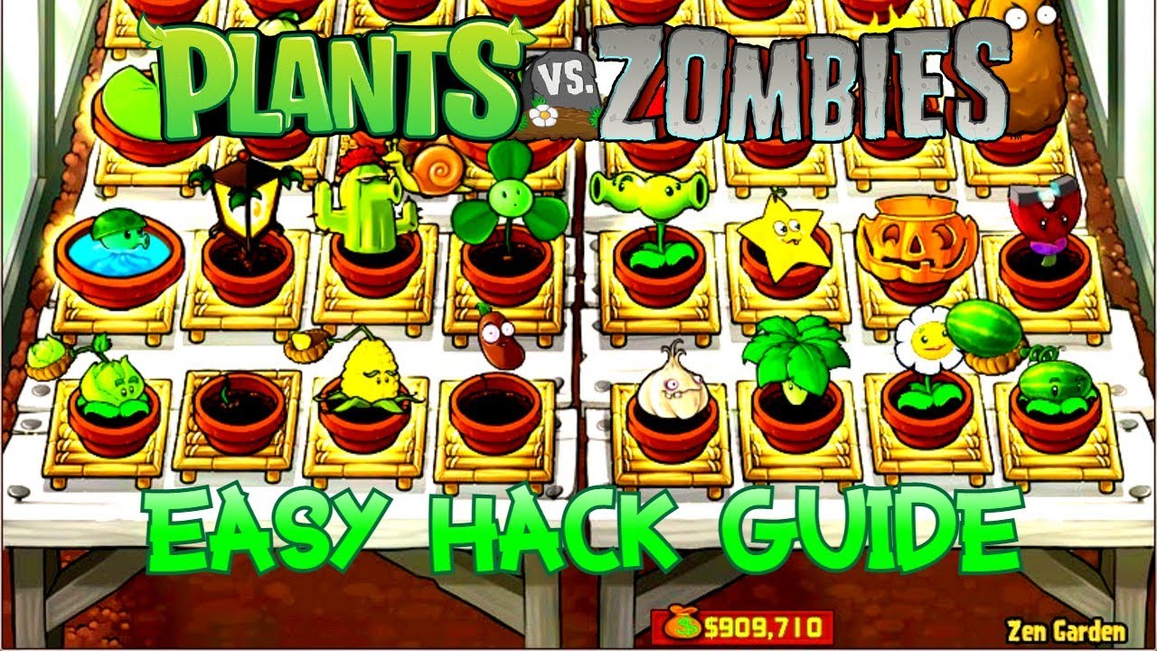 Plants vs Zombies Walkthrough Cheat Engine with In-Game Cheats