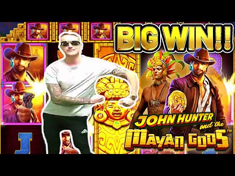 BIG WIN!! JOHN HUNTER AND MAYAN GODS BIG WIN - €30 BET HIGHROLL ON CASINO SLOT from CasinoDaddy