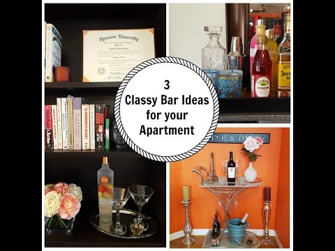 3 Classy Mini Bar Ideas for your Apartment