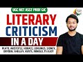 Unit viii  literary criticism in detail  crash course