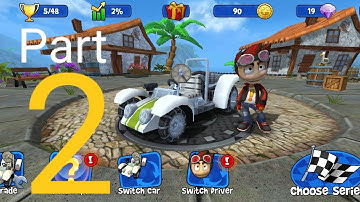 Beach Buggy racing android walkthrough-gameplay part {2=2} easy Street.... gameplay video