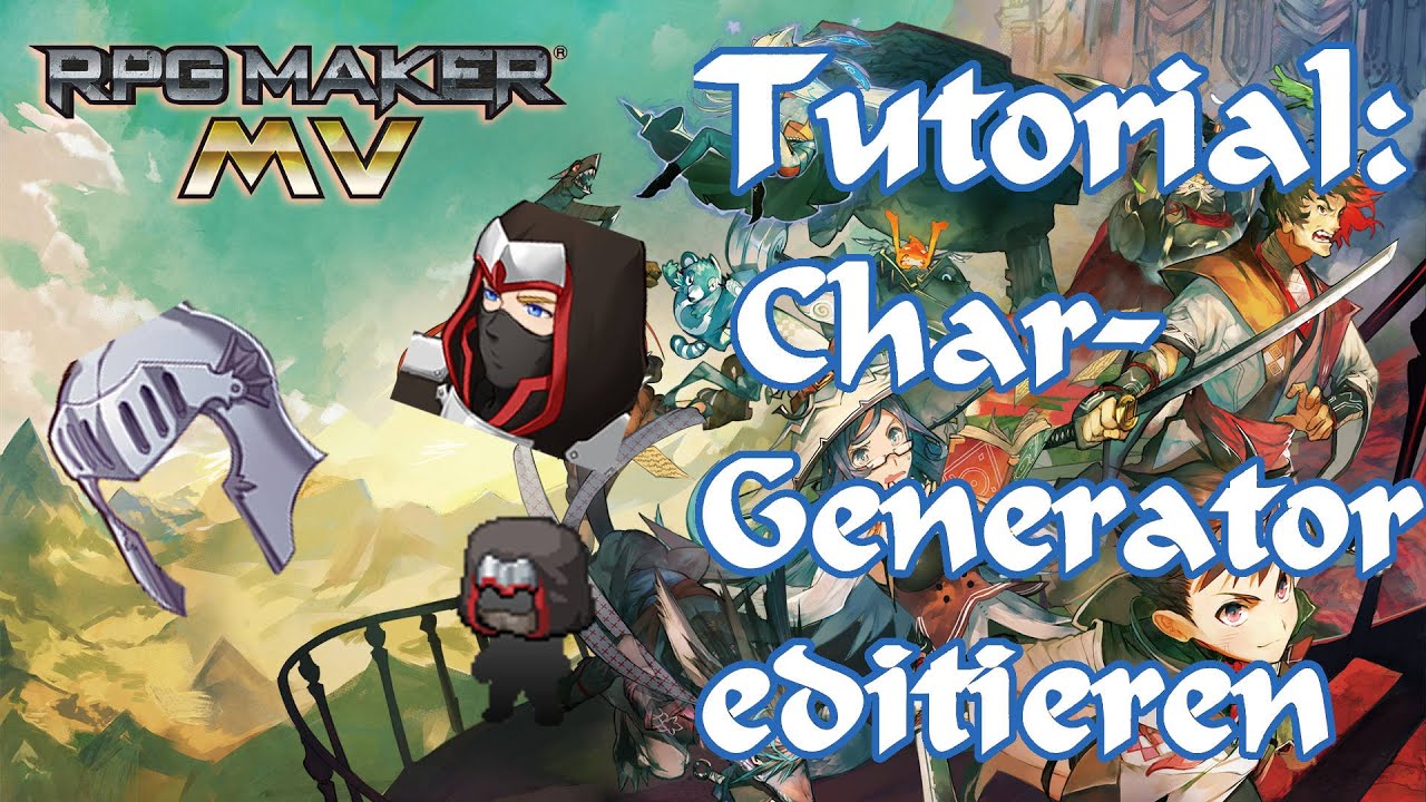 RPG Maker MV Tutorial: Charakter Generator editieren - YouTube