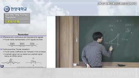 14. 신호와시스템 Discrete Time Fourier Transform (DTFT) Part 1