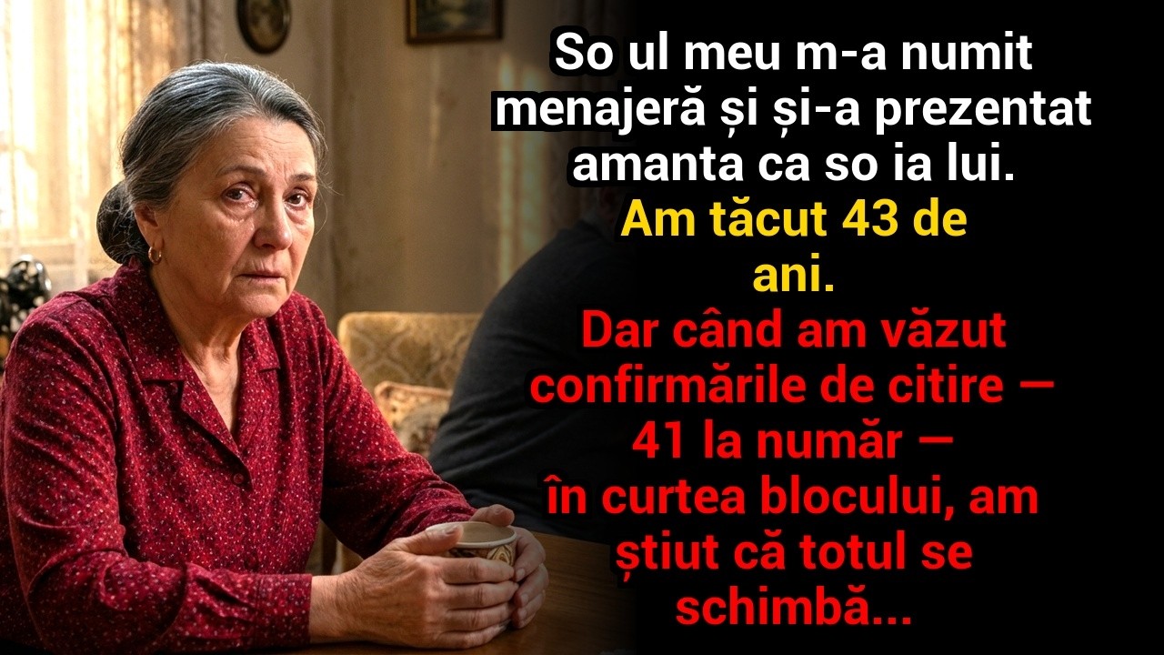 Soțul meu m-a numit menajeră și și-a prezentat amanta ca soția lui — am acționat imediat
